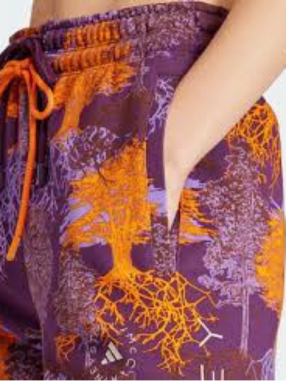 Adidas x Stella McCartney Printed Joggers Psychedelic Tree Purple & Orange Large - Picture 6 of 16
